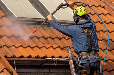 Démoussage et hydrofuge de toiture à Bénaix